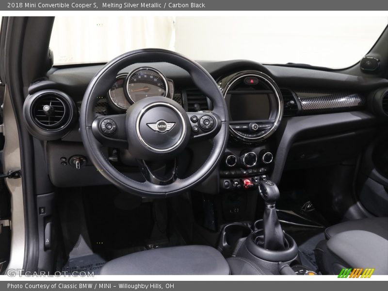 Melting Silver Metallic / Carbon Black 2018 Mini Convertible Cooper S