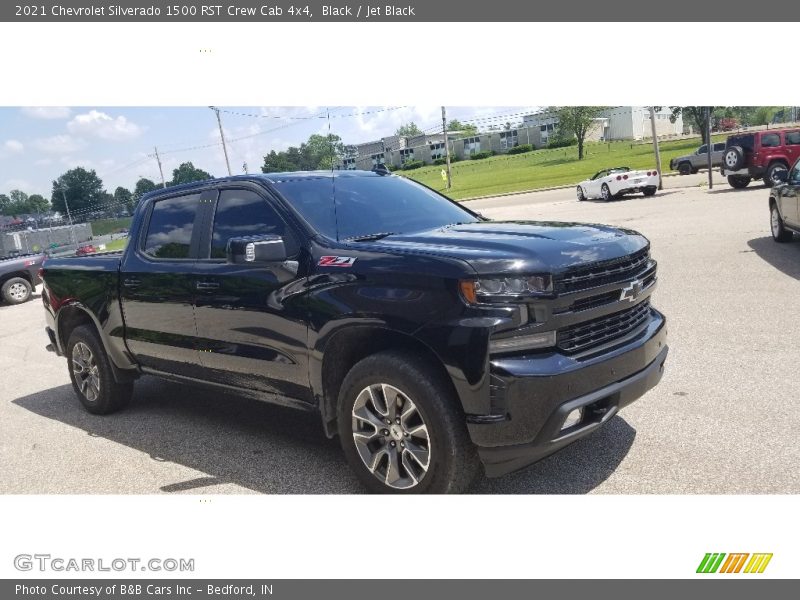 Black / Jet Black 2021 Chevrolet Silverado 1500 RST Crew Cab 4x4