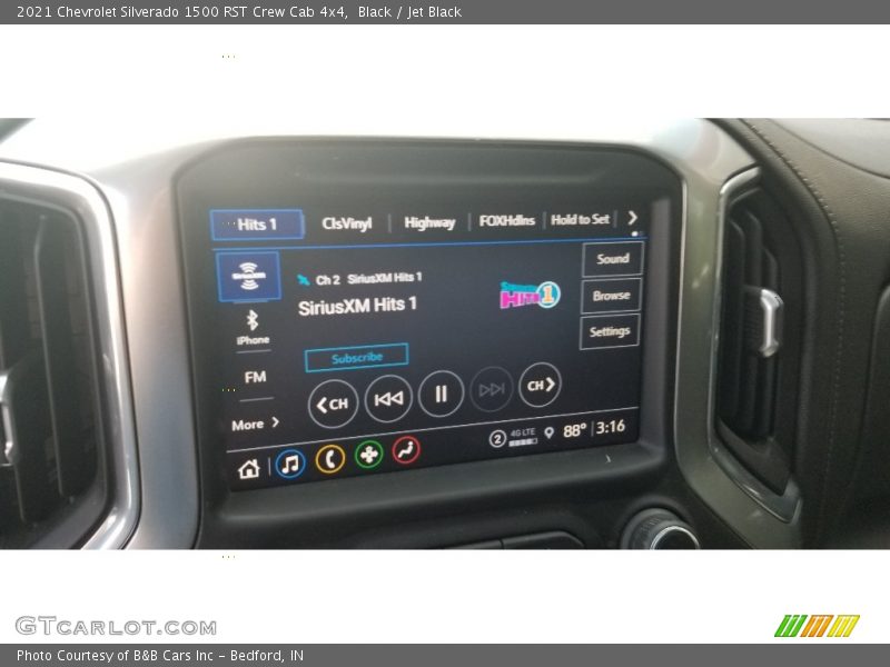 Black / Jet Black 2021 Chevrolet Silverado 1500 RST Crew Cab 4x4