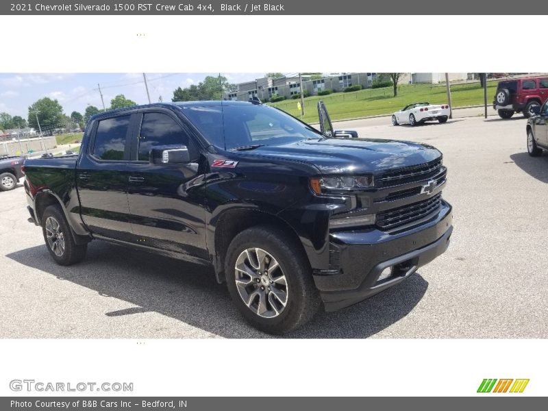Black / Jet Black 2021 Chevrolet Silverado 1500 RST Crew Cab 4x4