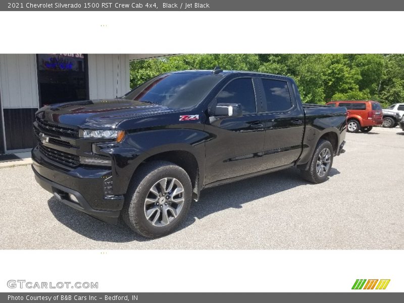 Black / Jet Black 2021 Chevrolet Silverado 1500 RST Crew Cab 4x4