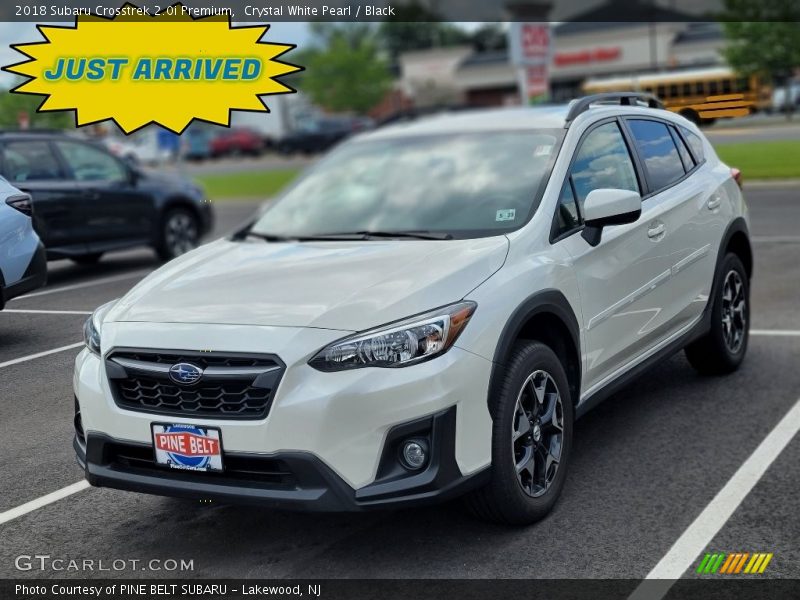 Crystal White Pearl / Black 2018 Subaru Crosstrek 2.0i Premium