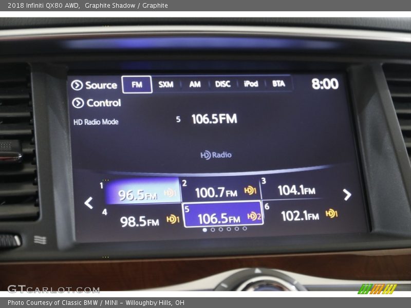 Graphite Shadow / Graphite 2018 Infiniti QX80 AWD