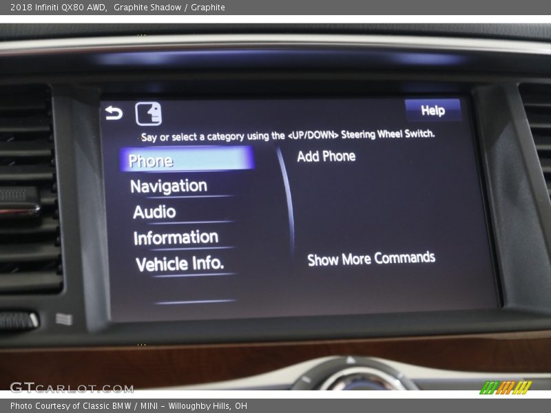 Graphite Shadow / Graphite 2018 Infiniti QX80 AWD