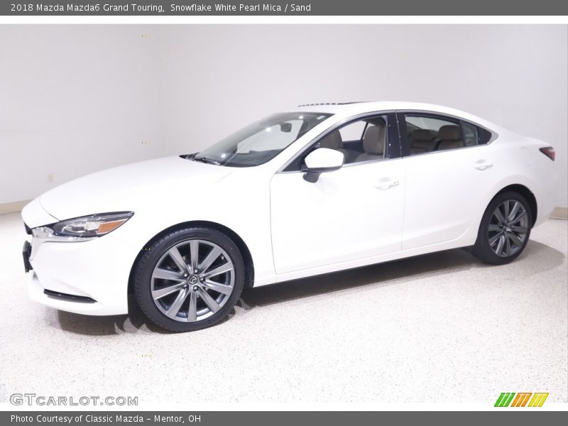 Snowflake White Pearl Mica / Sand 2018 Mazda Mazda6 Grand Touring