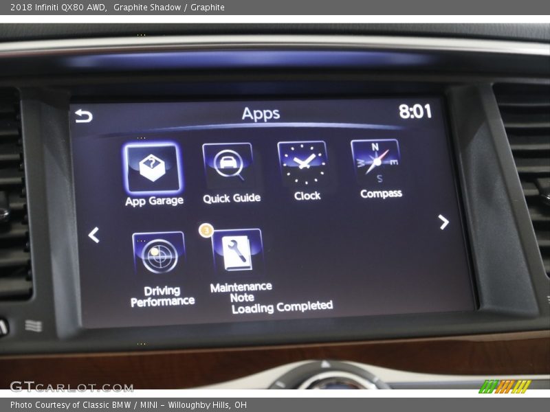 Graphite Shadow / Graphite 2018 Infiniti QX80 AWD