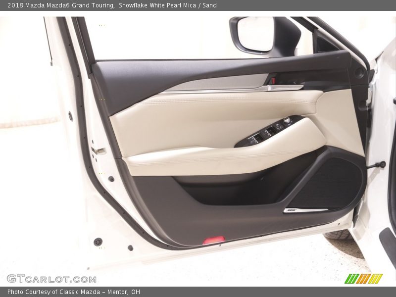 Snowflake White Pearl Mica / Sand 2018 Mazda Mazda6 Grand Touring