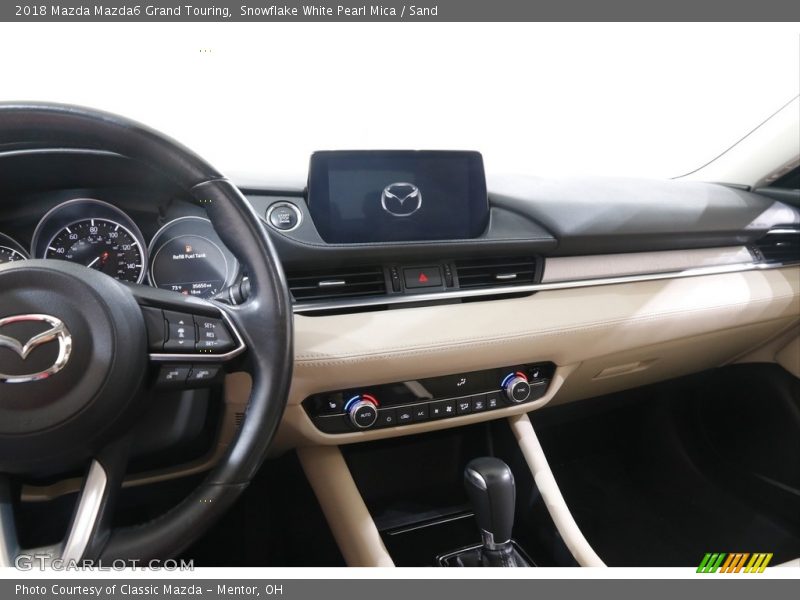 Snowflake White Pearl Mica / Sand 2018 Mazda Mazda6 Grand Touring