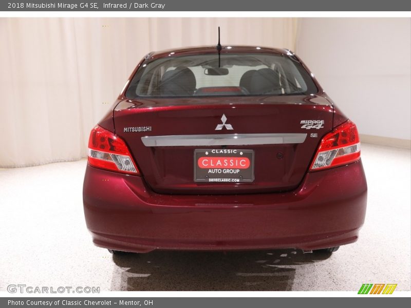 Infrared / Dark Gray 2018 Mitsubishi Mirage G4 SE