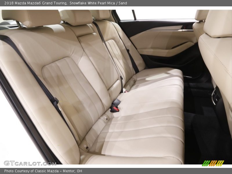 Snowflake White Pearl Mica / Sand 2018 Mazda Mazda6 Grand Touring