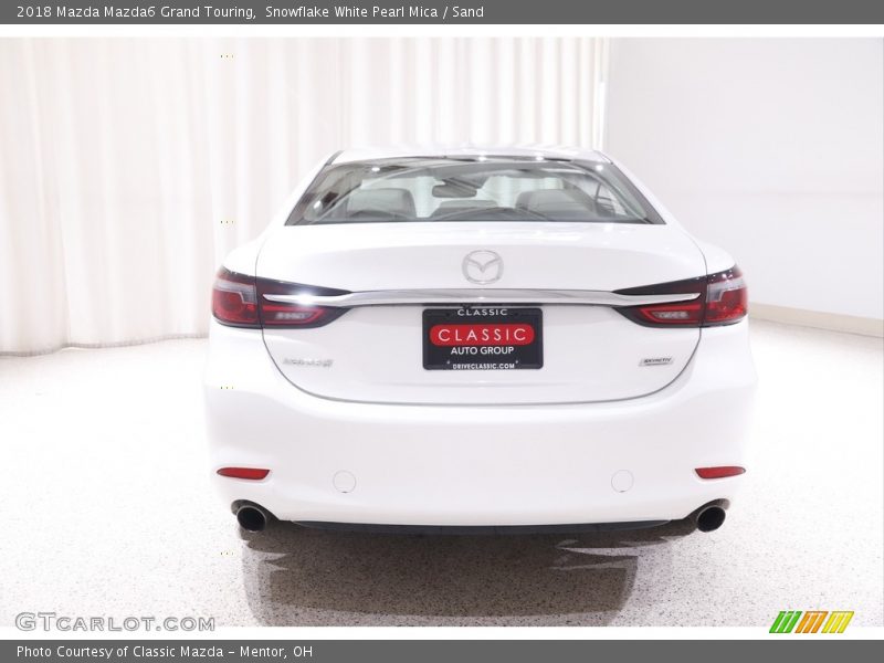 Snowflake White Pearl Mica / Sand 2018 Mazda Mazda6 Grand Touring