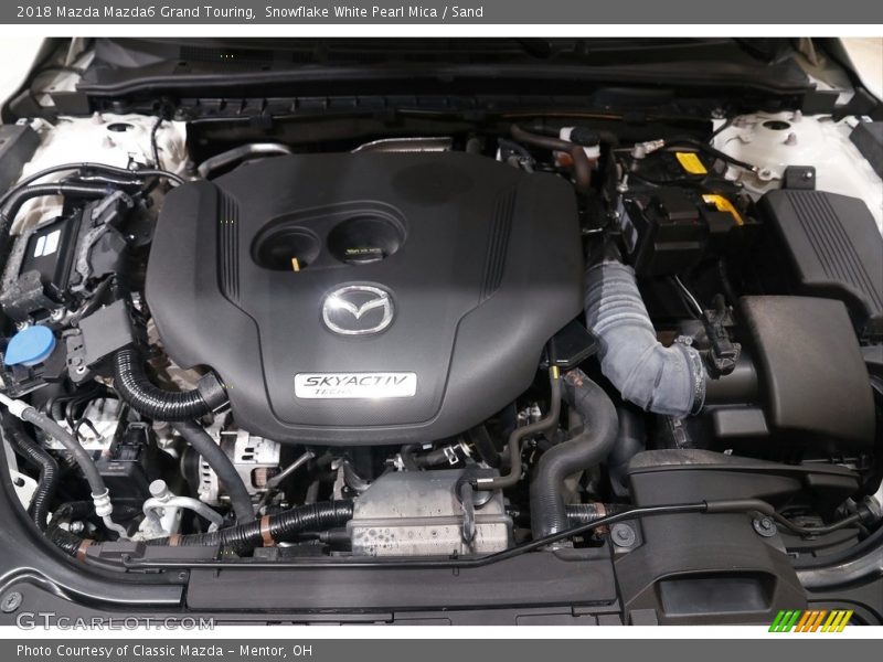 Snowflake White Pearl Mica / Sand 2018 Mazda Mazda6 Grand Touring