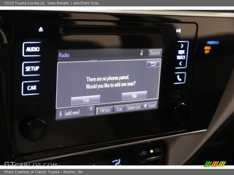 Slate Metallic / Ash/Dark Gray 2019 Toyota Corolla LE