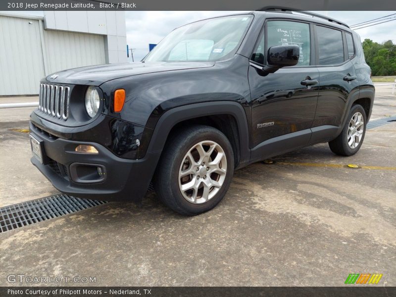 Black / Black 2018 Jeep Renegade Latitude