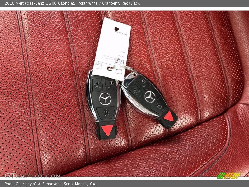 Keys of 2018 C 300 Cabriolet