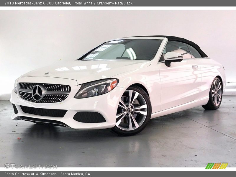 Front 3/4 View of 2018 C 300 Cabriolet