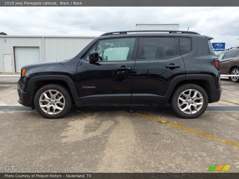 Black / Black 2018 Jeep Renegade Latitude