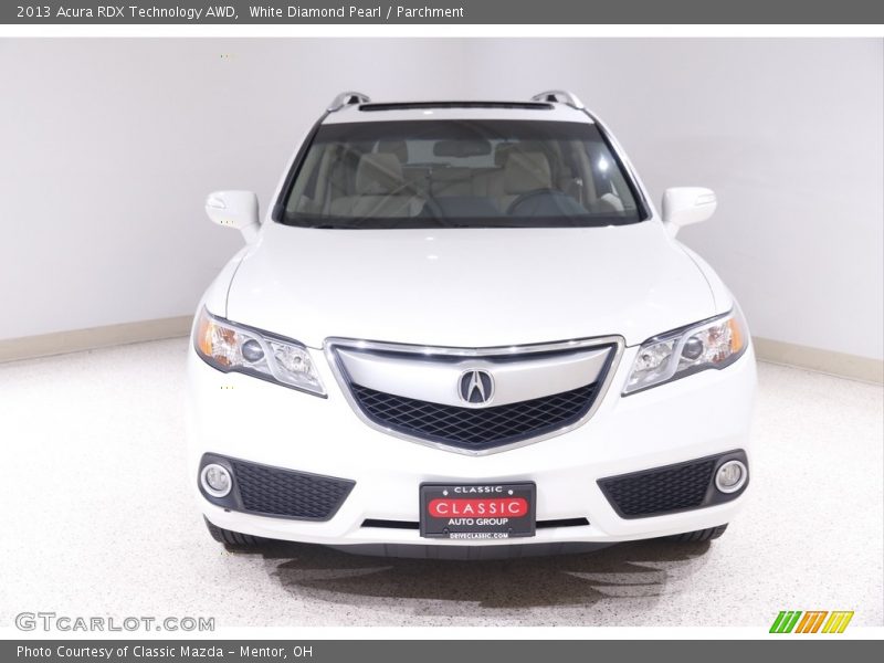 White Diamond Pearl / Parchment 2013 Acura RDX Technology AWD