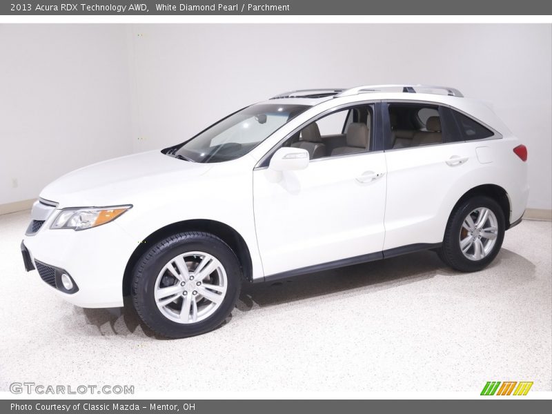 White Diamond Pearl / Parchment 2013 Acura RDX Technology AWD