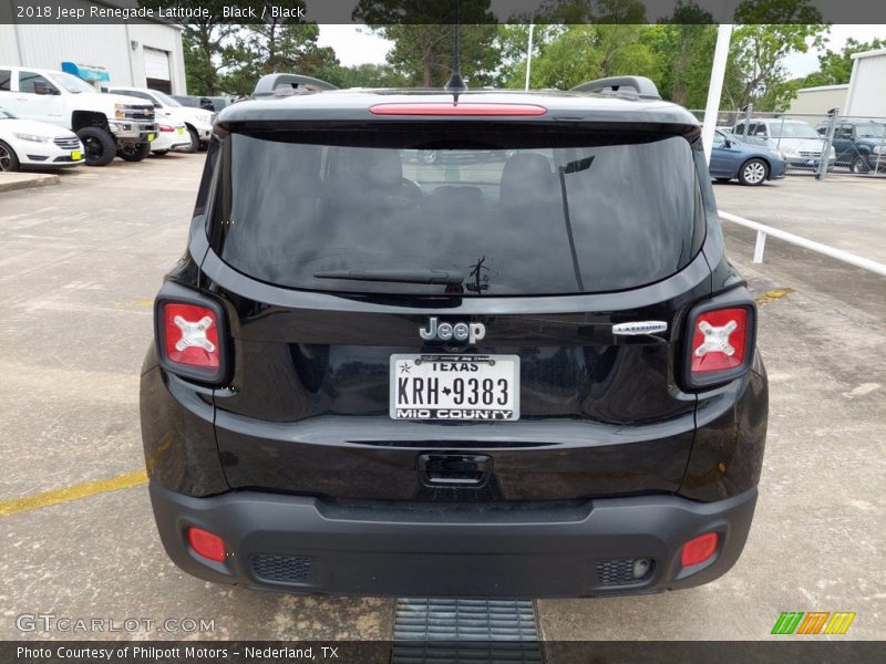 Black / Black 2018 Jeep Renegade Latitude