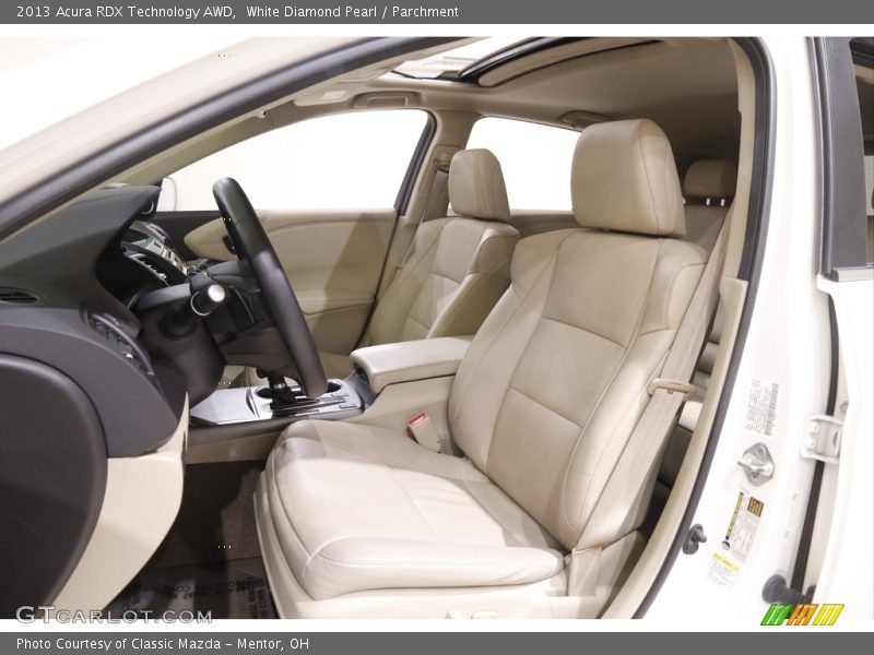 White Diamond Pearl / Parchment 2013 Acura RDX Technology AWD