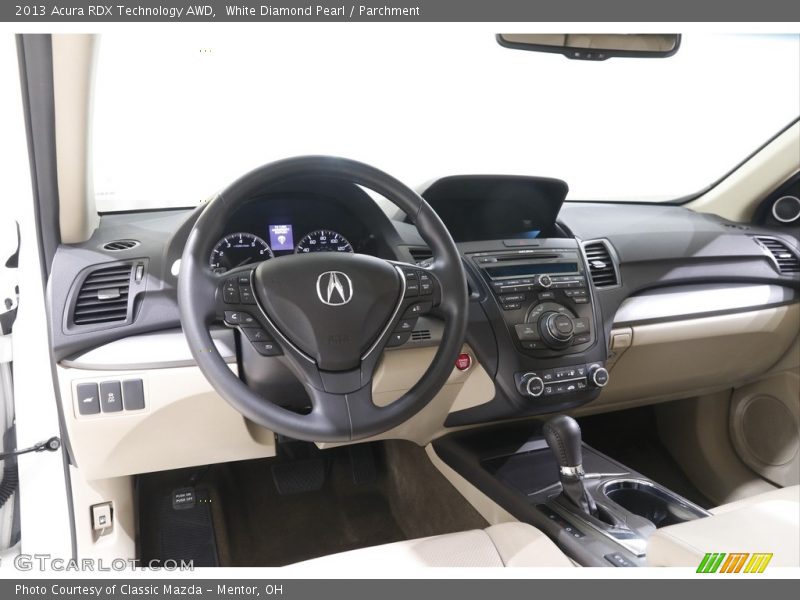 White Diamond Pearl / Parchment 2013 Acura RDX Technology AWD