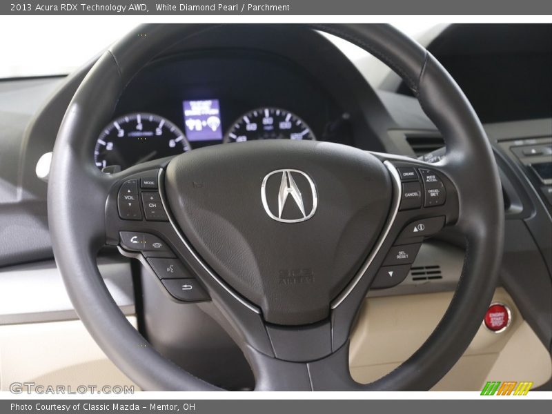 White Diamond Pearl / Parchment 2013 Acura RDX Technology AWD