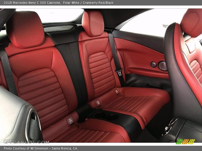 Rear Seat of 2018 C 300 Cabriolet