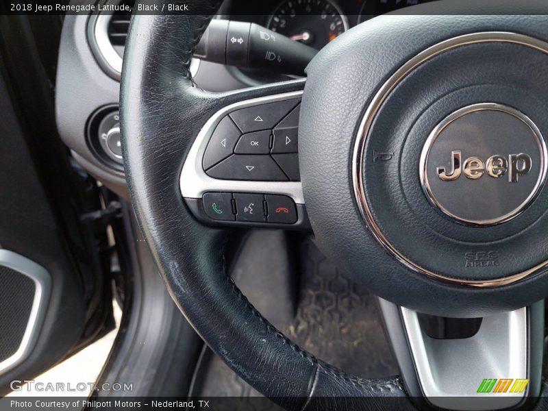 Black / Black 2018 Jeep Renegade Latitude