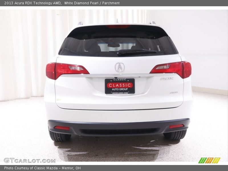 White Diamond Pearl / Parchment 2013 Acura RDX Technology AWD