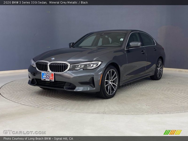 Mineral Grey Metallic / Black 2020 BMW 3 Series 330i Sedan