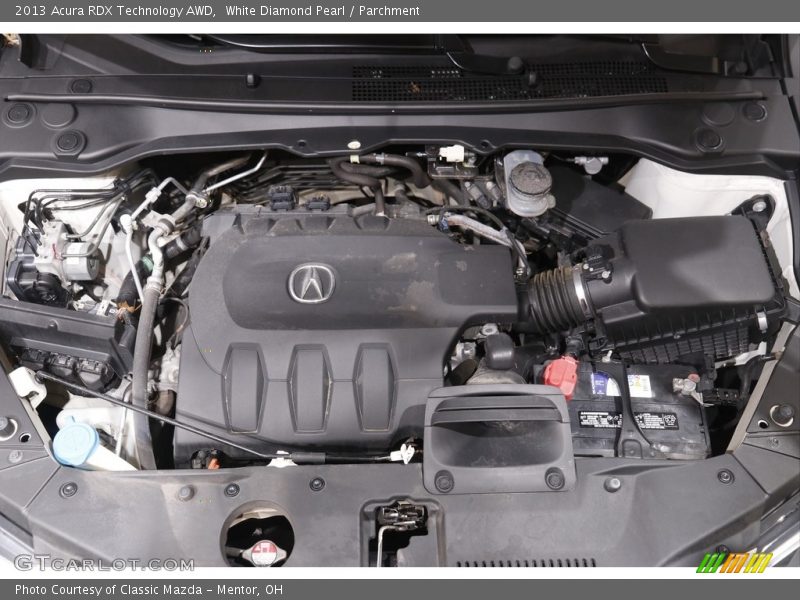 White Diamond Pearl / Parchment 2013 Acura RDX Technology AWD
