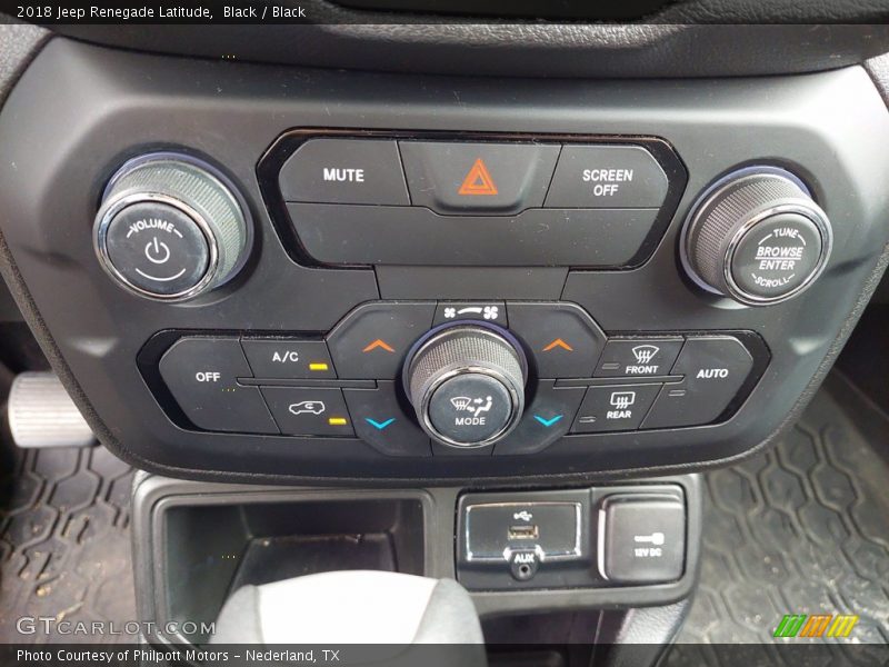 Black / Black 2018 Jeep Renegade Latitude