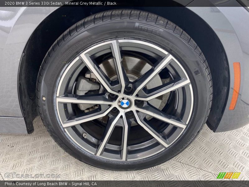 Mineral Grey Metallic / Black 2020 BMW 3 Series 330i Sedan