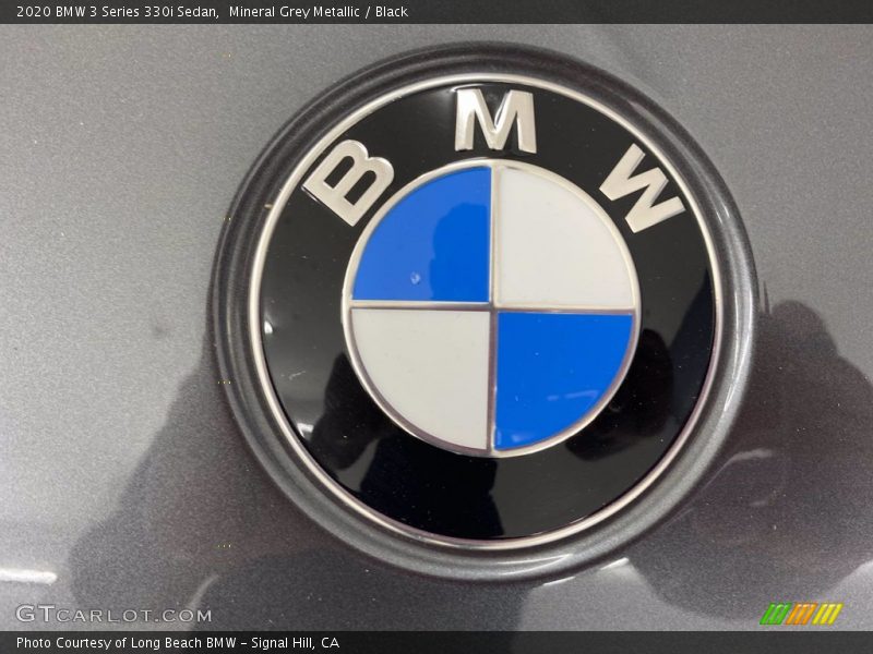 Mineral Grey Metallic / Black 2020 BMW 3 Series 330i Sedan