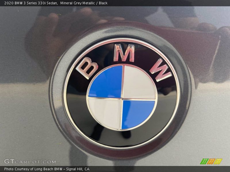 Mineral Grey Metallic / Black 2020 BMW 3 Series 330i Sedan