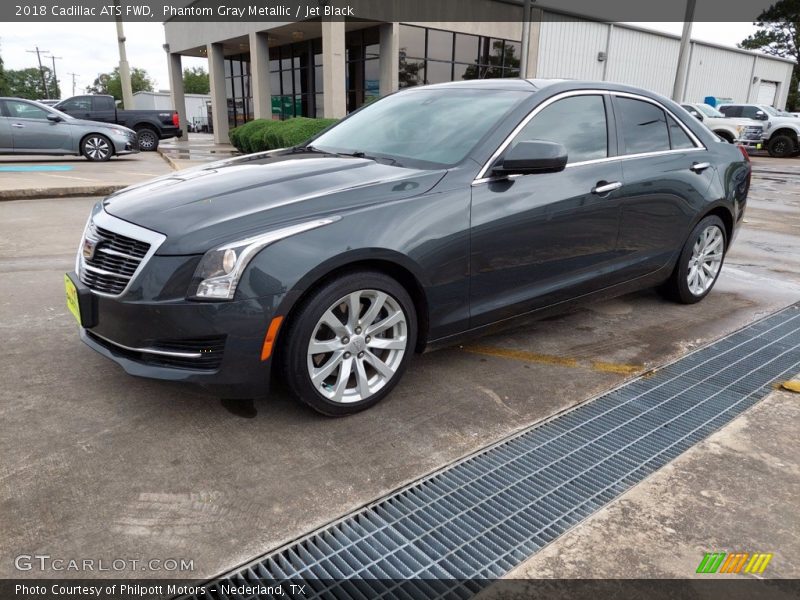 Phantom Gray Metallic / Jet Black 2018 Cadillac ATS FWD