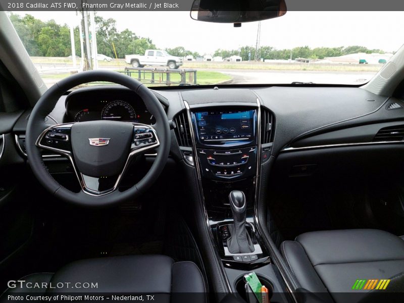 Phantom Gray Metallic / Jet Black 2018 Cadillac ATS FWD