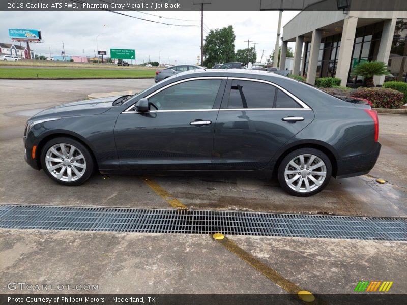 Phantom Gray Metallic / Jet Black 2018 Cadillac ATS FWD