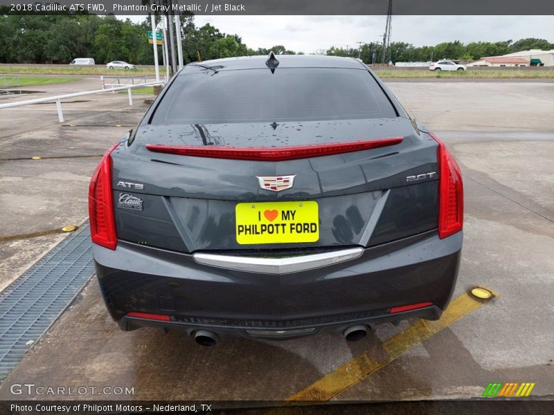 Phantom Gray Metallic / Jet Black 2018 Cadillac ATS FWD
