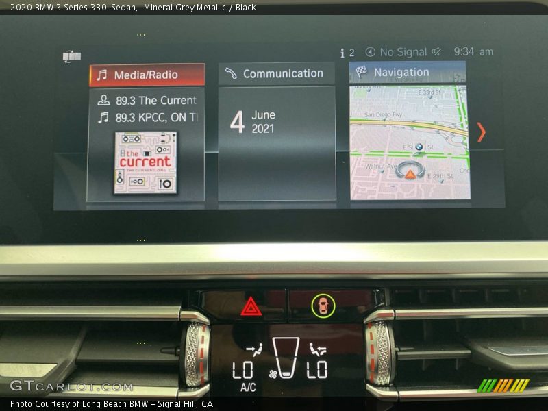 Mineral Grey Metallic / Black 2020 BMW 3 Series 330i Sedan