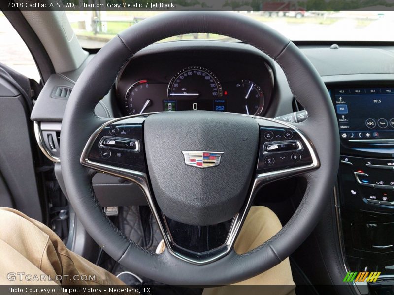 Phantom Gray Metallic / Jet Black 2018 Cadillac ATS FWD