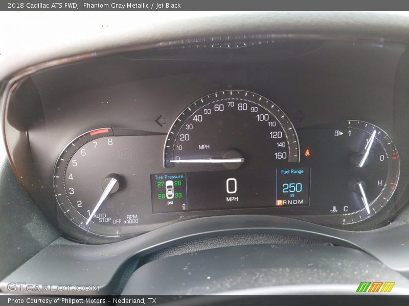 Phantom Gray Metallic / Jet Black 2018 Cadillac ATS FWD