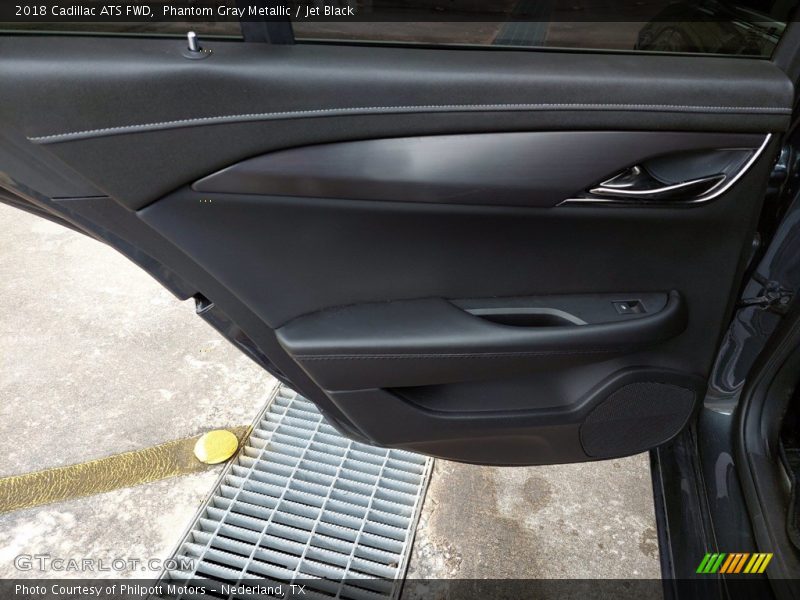 Phantom Gray Metallic / Jet Black 2018 Cadillac ATS FWD