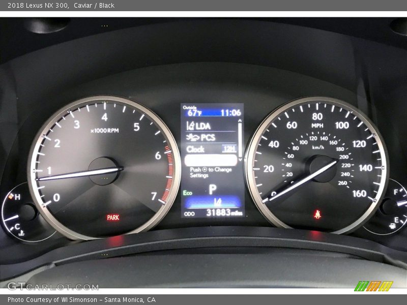  2018 NX 300 300 Gauges