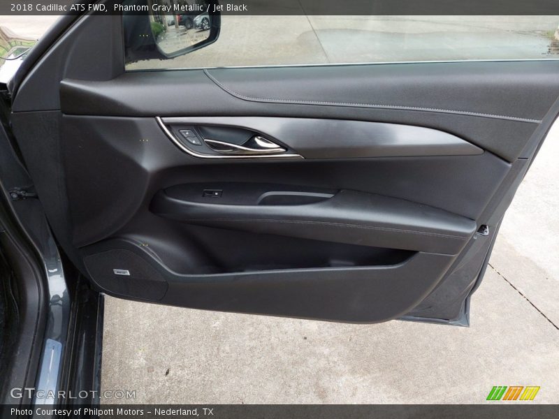Phantom Gray Metallic / Jet Black 2018 Cadillac ATS FWD