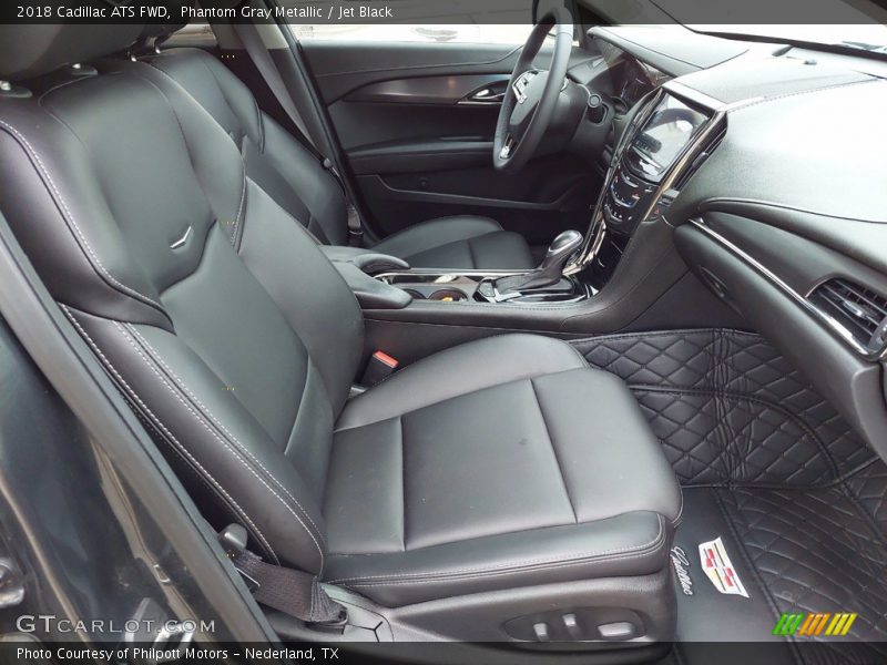 Phantom Gray Metallic / Jet Black 2018 Cadillac ATS FWD