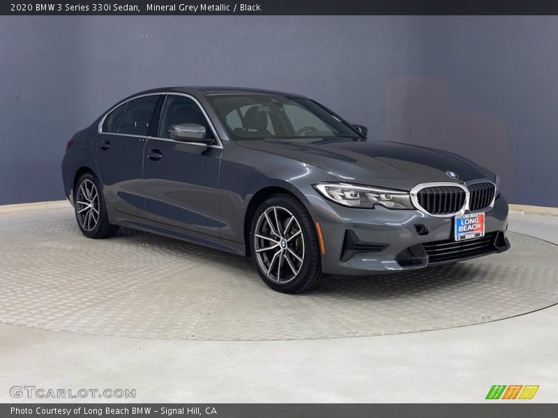 Mineral Grey Metallic / Black 2020 BMW 3 Series 330i Sedan