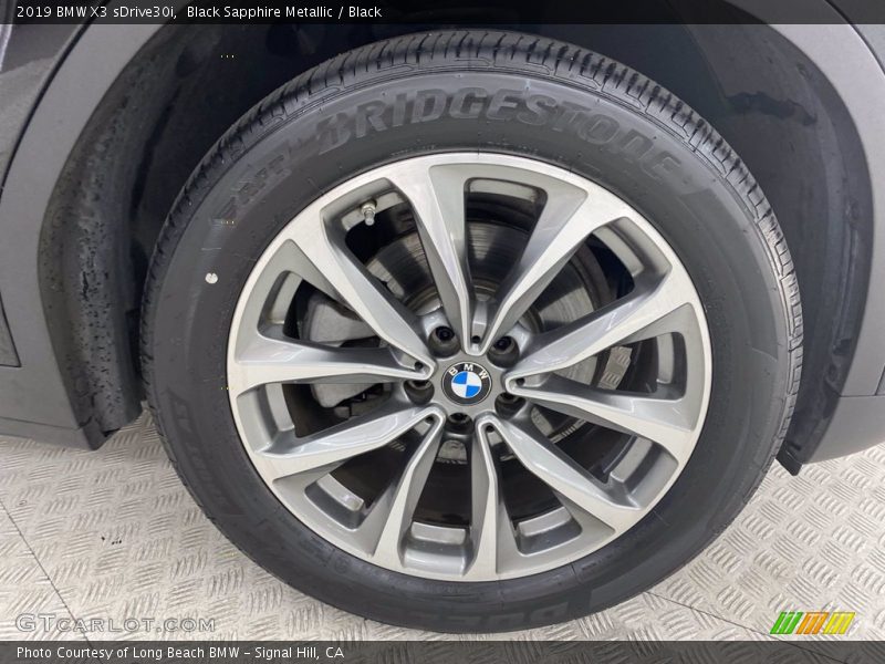 Black Sapphire Metallic / Black 2019 BMW X3 sDrive30i