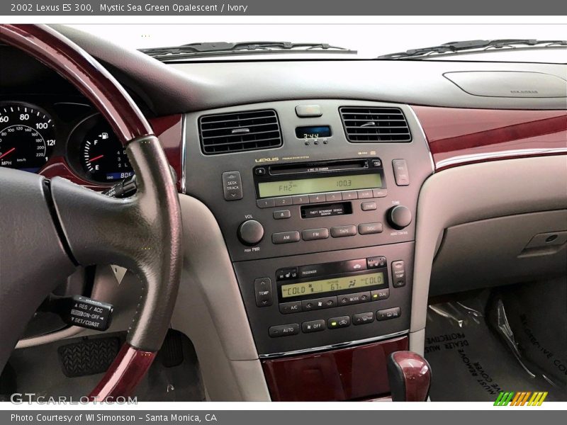 Mystic Sea Green Opalescent / Ivory 2002 Lexus ES 300